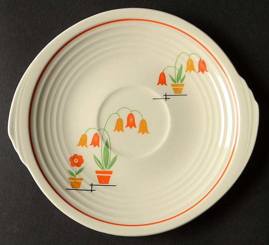 Flower Pots (Yorktowne) Saucer by Edwin Knowles-1