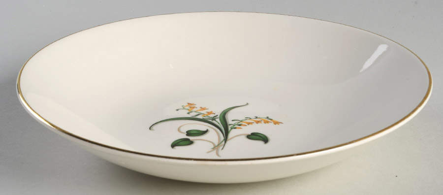 Forsythia Coupe Soup Bowl by Edwin Knowles-1