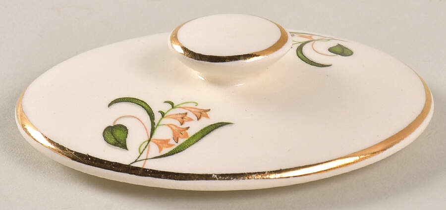Forsythia Lid for Sugar Bowl by Edwin Knowles-1