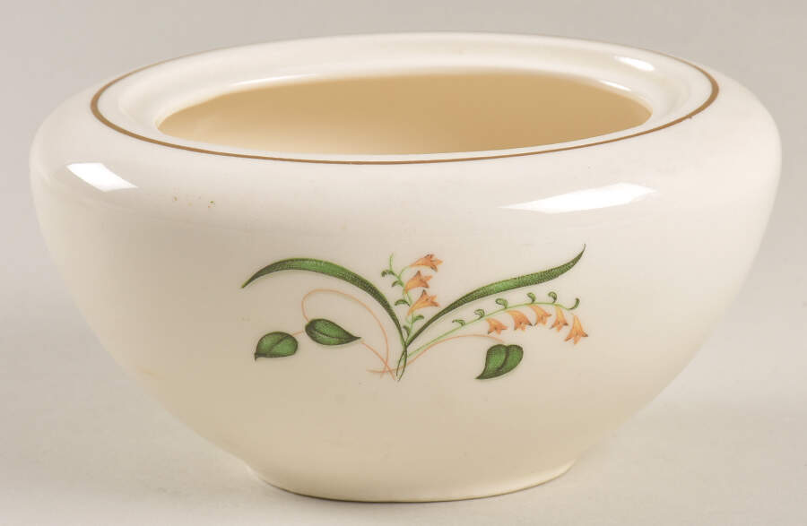 Forsythia Sugar Bowl No Lid by Edwin Knowles-1