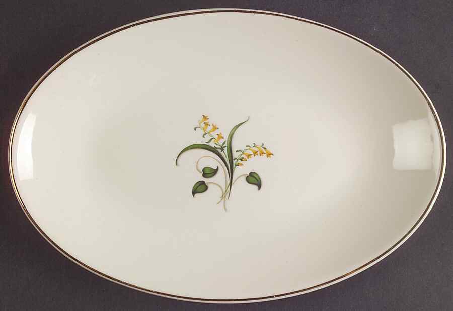 Forsythia Relish/Gravy Underplate by Edwin Knowles-1