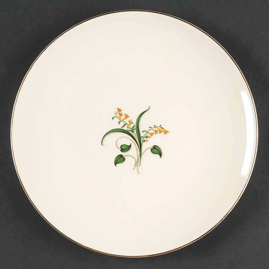 Forsythia Dessert/Pie Plate by Edwin Knowles-1