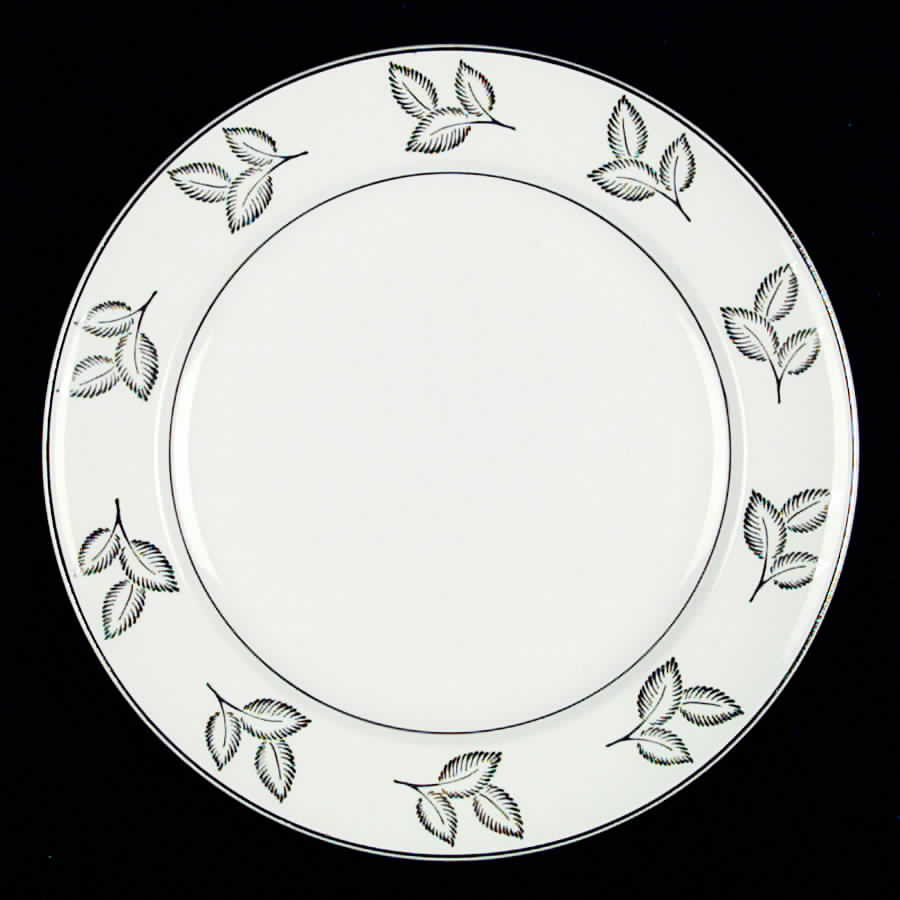 Frosted Leaves Luncheon Plate by Edwin Knowles-1