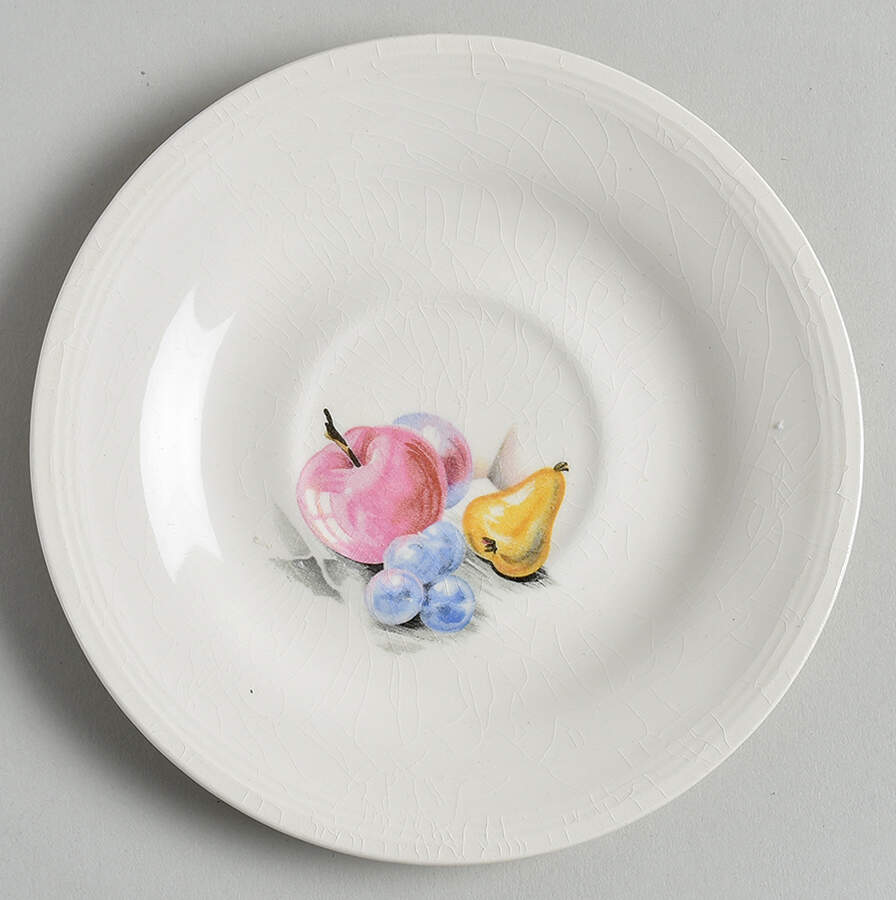 Fruits (Utilityware) Saucer by Edwin Knowles-1