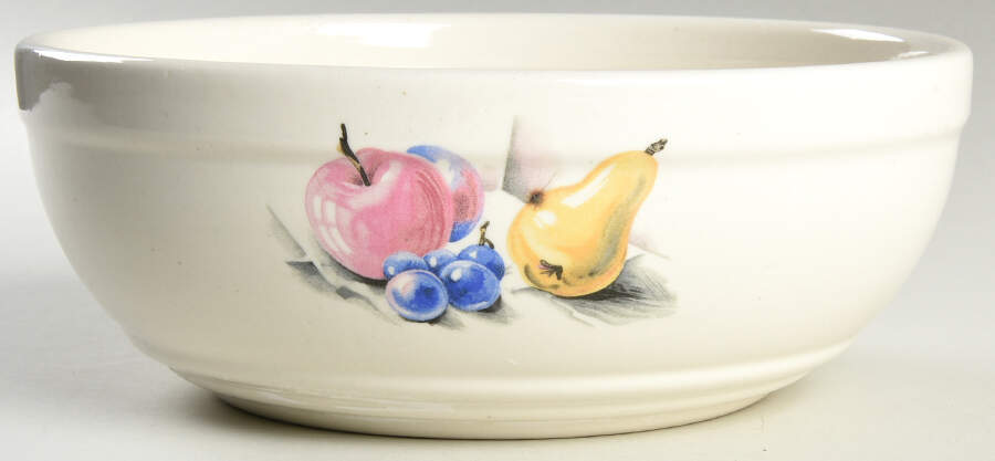 Fruits (Utilityware) 8" Round Vegetable Bowl by Edwin Knowles-1