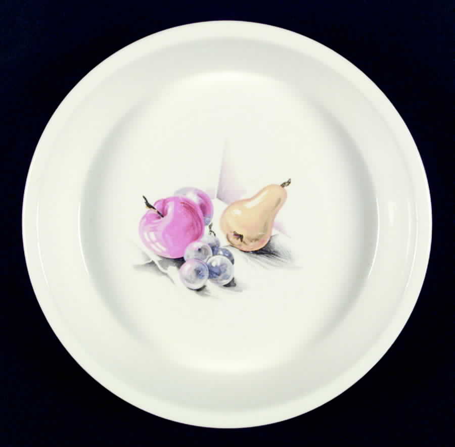 Fruits (Utilityware) Pie Serving Plate by Edwin Knowles-1