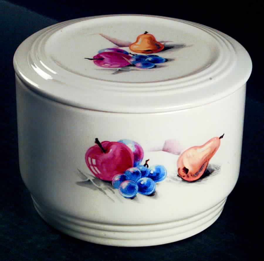 Fruits (Utilityware) Large Refrigerator Jar & Lid by Edwin Knowles-1