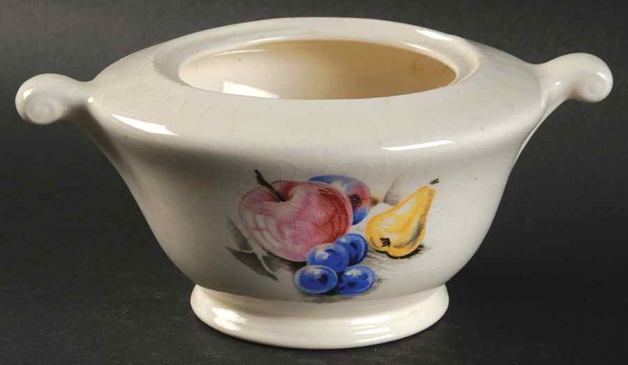 Fruits (Utilityware) Sugar Bowl No Lid by Edwin Knowles-1