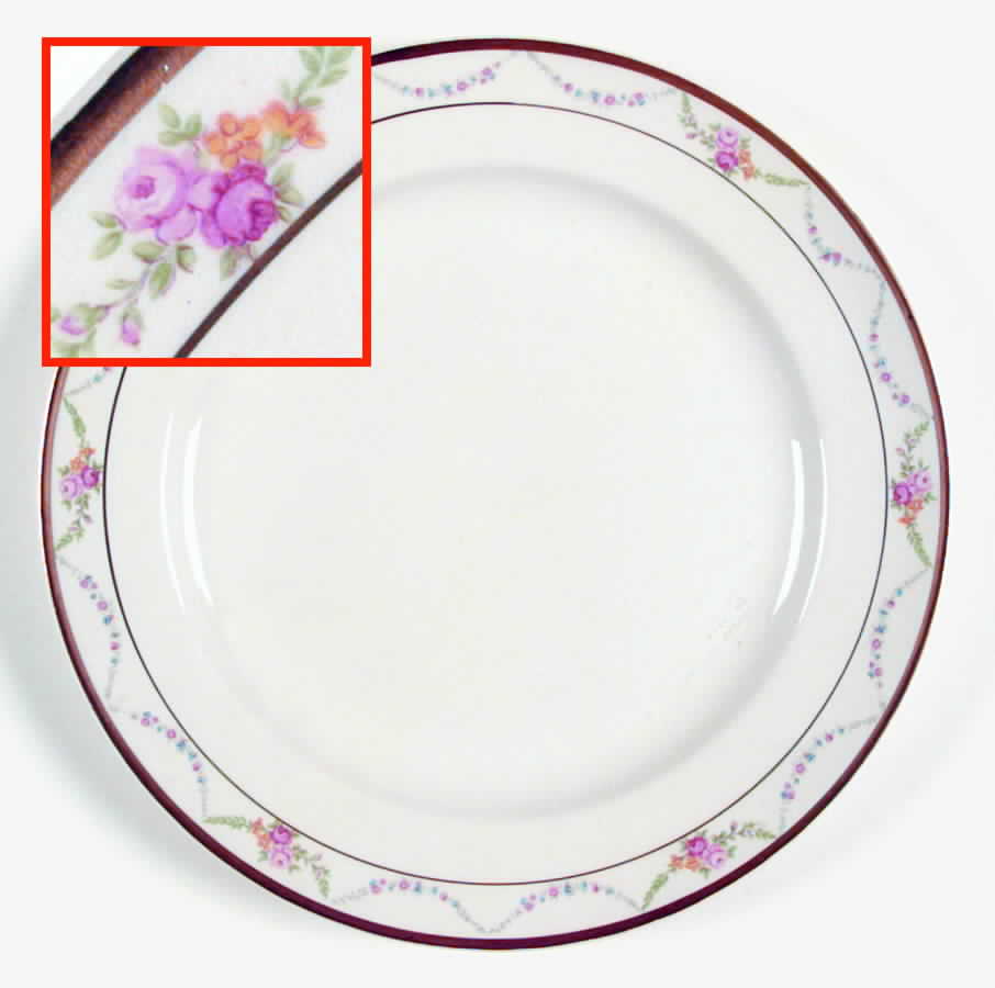 Garland Dinner Plate by Edwin Knowles-1