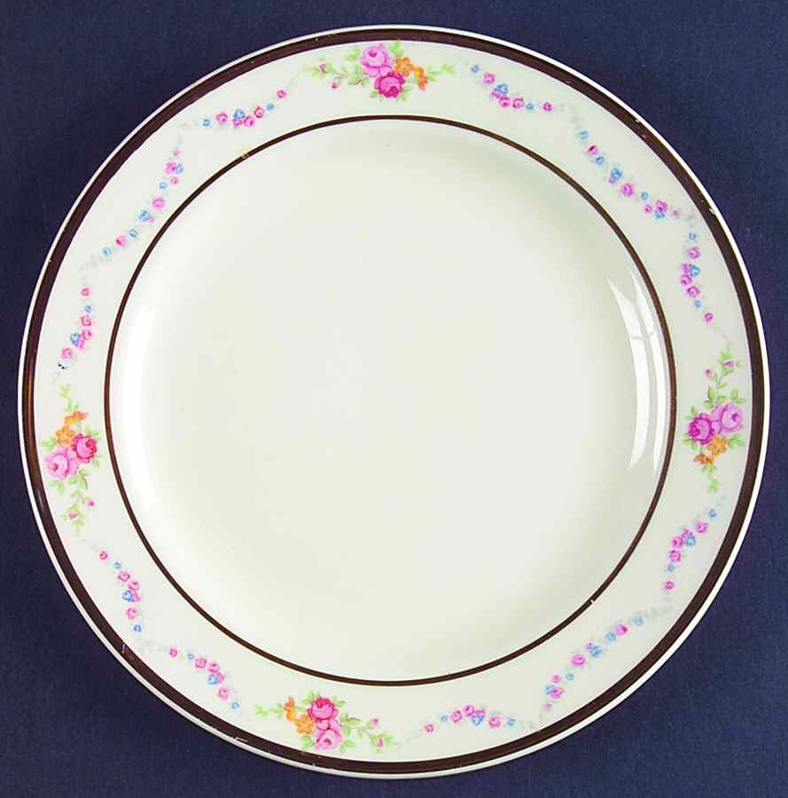 Garland Bread & Butter Plate by Edwin Knowles-1