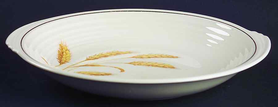 Golden Wheat Coupe Soup Bowl by Edwin Knowles-1