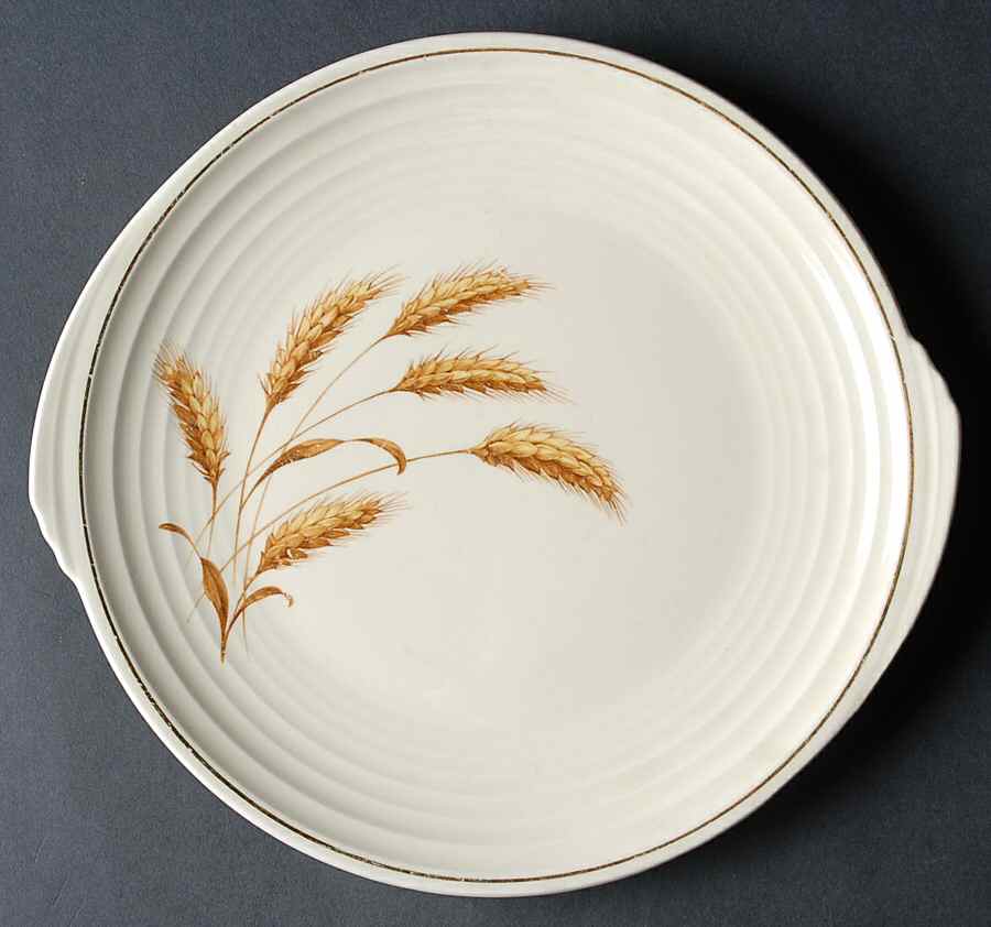 Golden Wheat Dinner Plate by Edwin Knowles-1