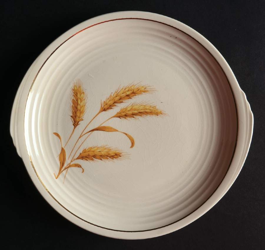 Golden Wheat Salad Plate by Edwin Knowles-1