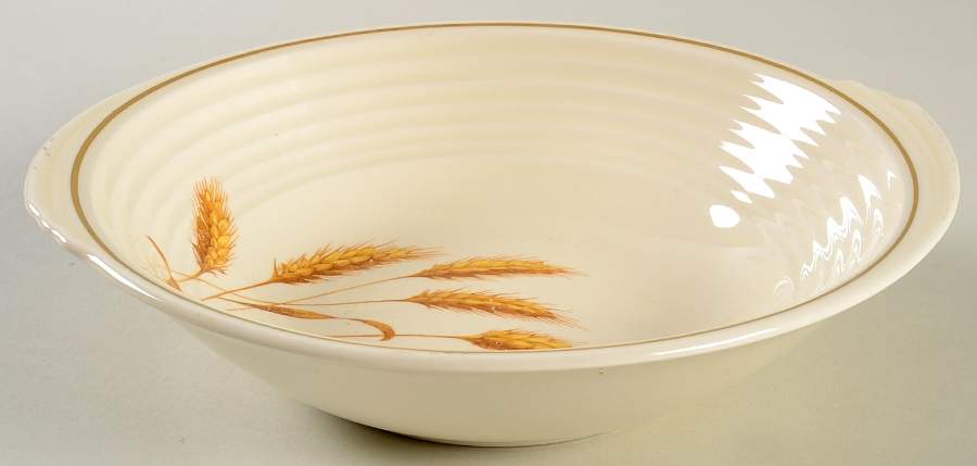 Golden Wheat 9" Round Vegetable Bowl by Edwin Knowles-1