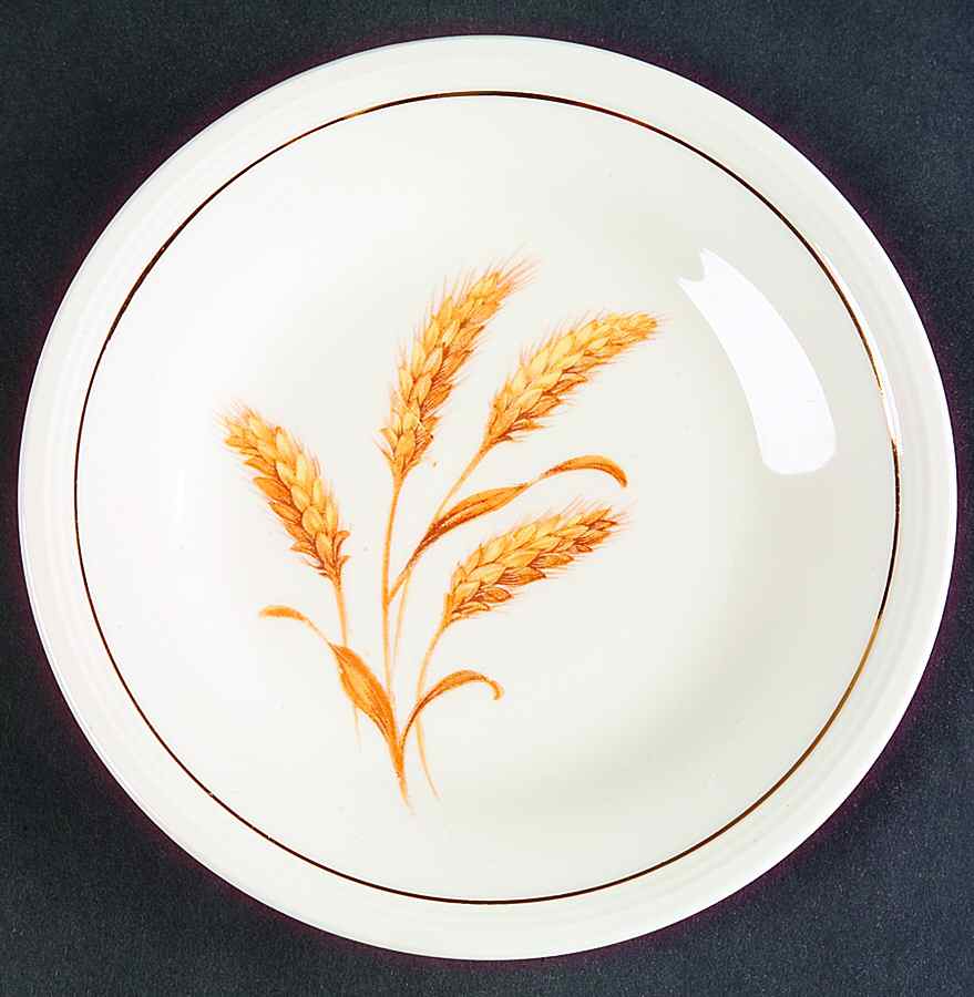 Golden Wheat Bread & Butter Plate by Edwin Knowles-1