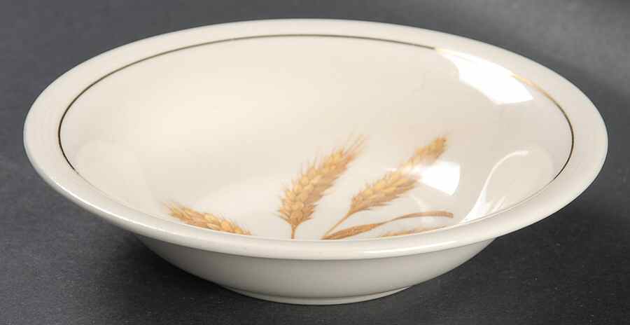 Golden Wheat Fruit/Dessert (Sauce) Bowl by Edwin Knowles-1
