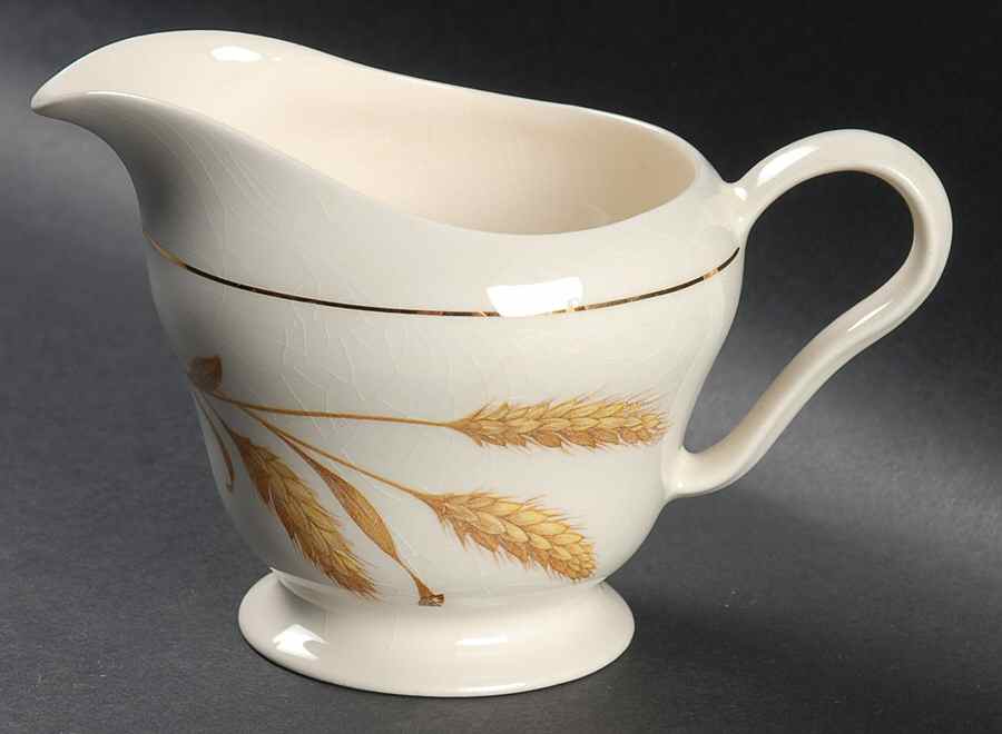 Golden Wheat Creamer by Edwin Knowles-1