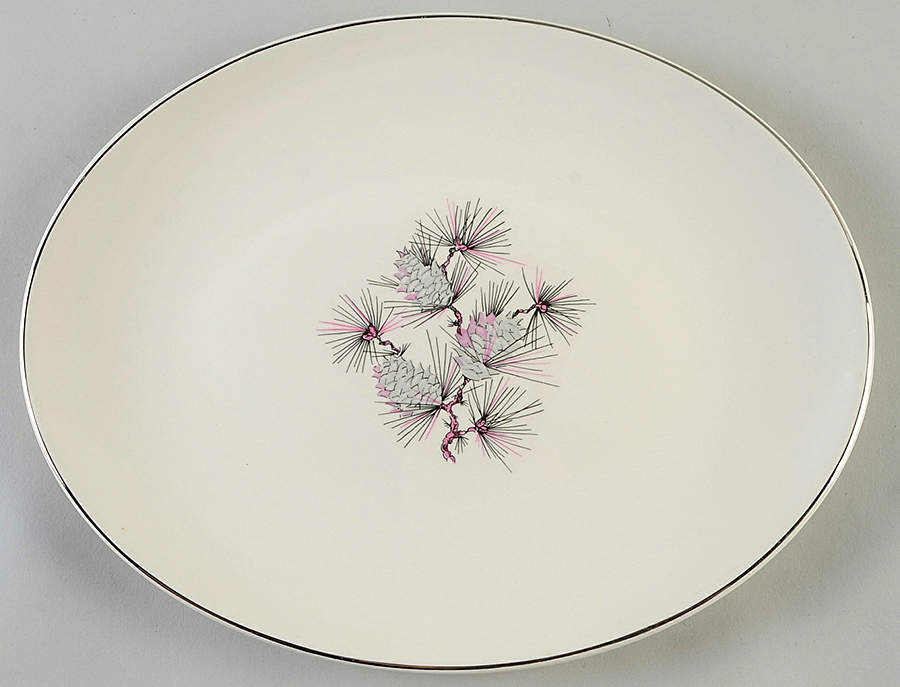 High Sierra 12" Oval Serving Platter by Edwin Knowles-1