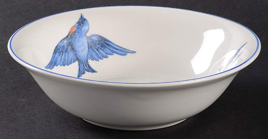 Blue Bird Coupe Cereal Bowl by Knowles, Taylor & Knowles-1