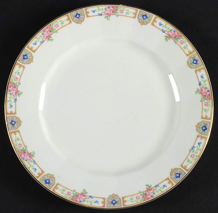 Plaza Luncheon Plate by Edwin Knowles-1