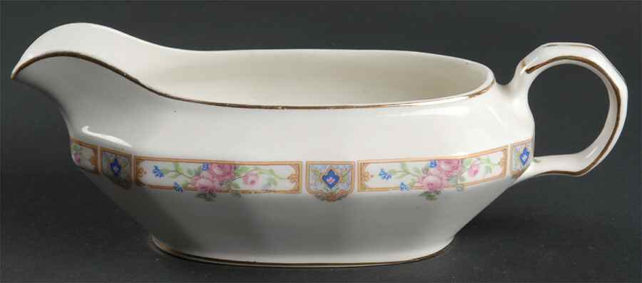 Plaza Gravy Boat by Edwin Knowles-1