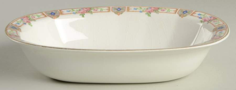 Plaza 8" Oval Vegetable Bowl by Edwin Knowles-1