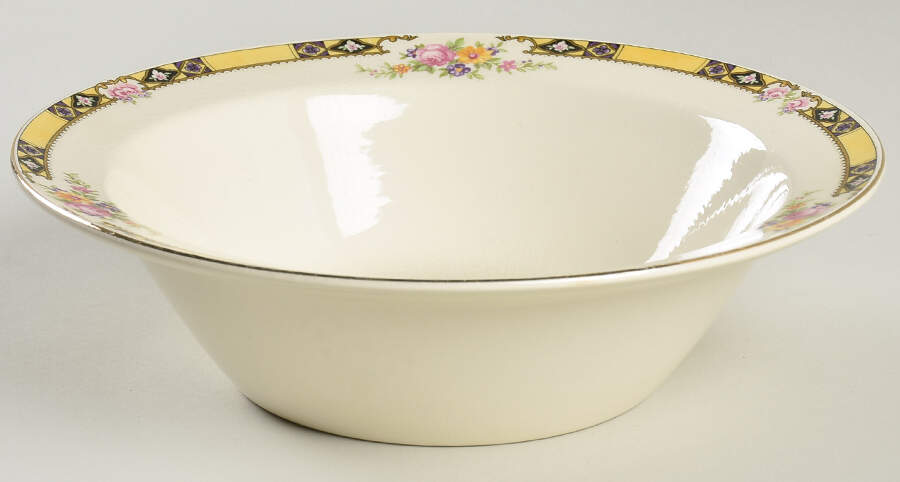 402E1 9" Round Vegetable Bowl by Edwin Knowles-1