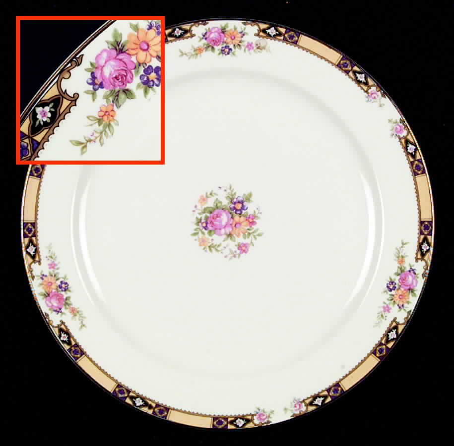 402E1 Dinner Plate by Edwin Knowles-1