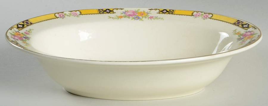 402E1 9" Oval Vegetable Bowl by Edwin Knowles-1
