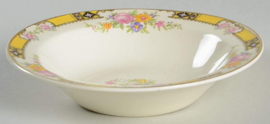 402E1 Rim Fruit/Dessert (Sauce) Bowl by Edwin Knowles-1