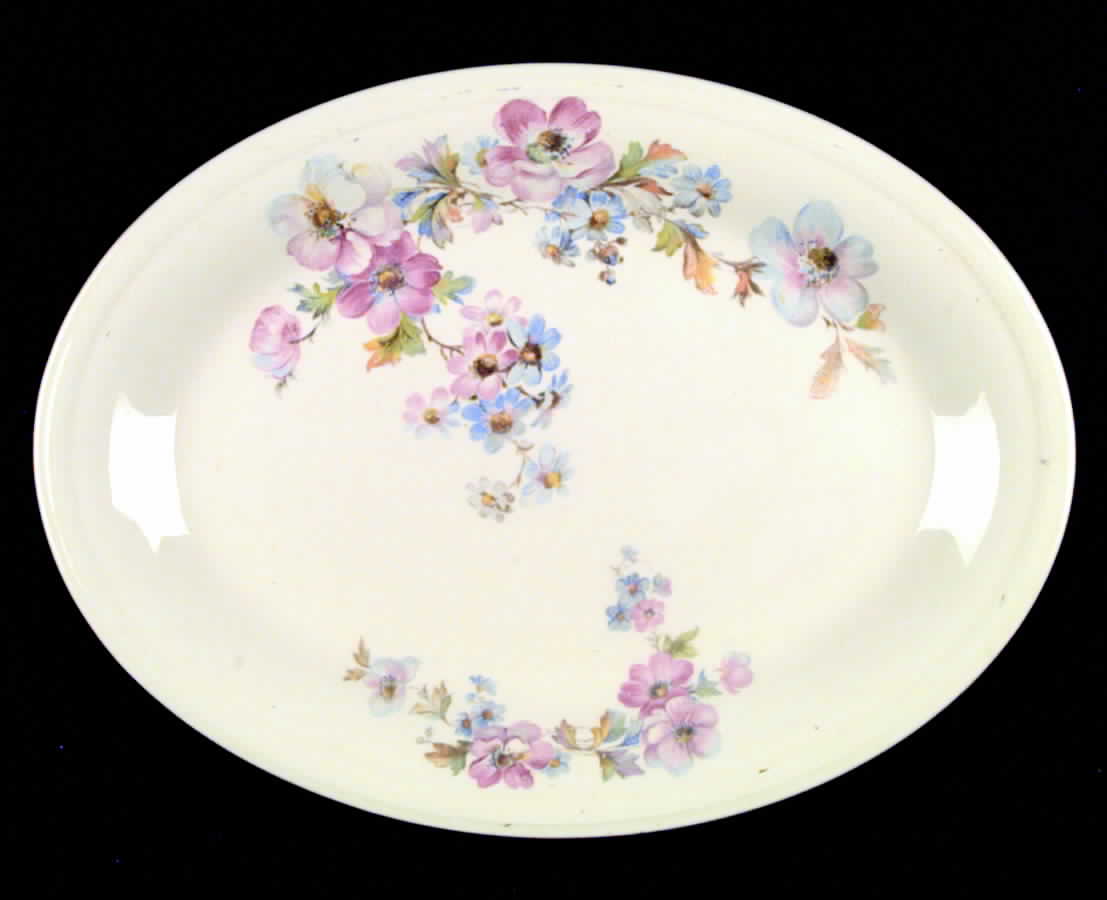 KNO12 11" Oval Serving Platter by Edwin Knowles-1