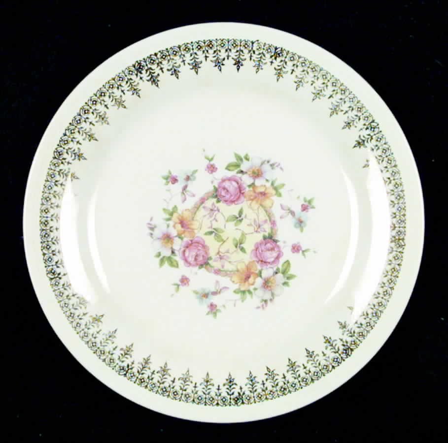 Royal Knowlton Salad Plate by Edwin Knowles-1