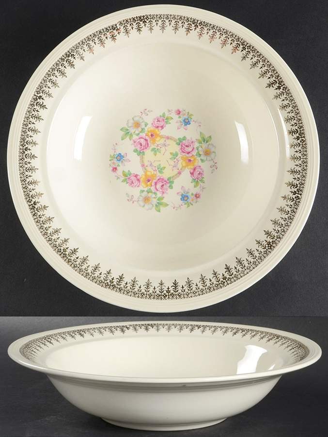 Royal Knowlton 10" Round Vegetable Bowl by Edwin Knowles-1