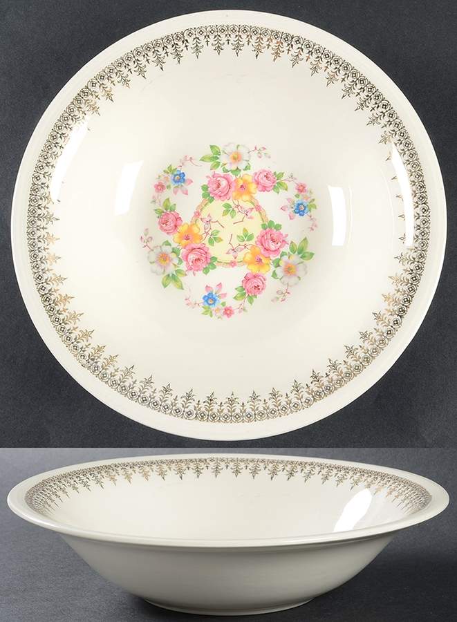 Royal Knowlton 8" Round Vegetable Bowl by Edwin Knowles-1