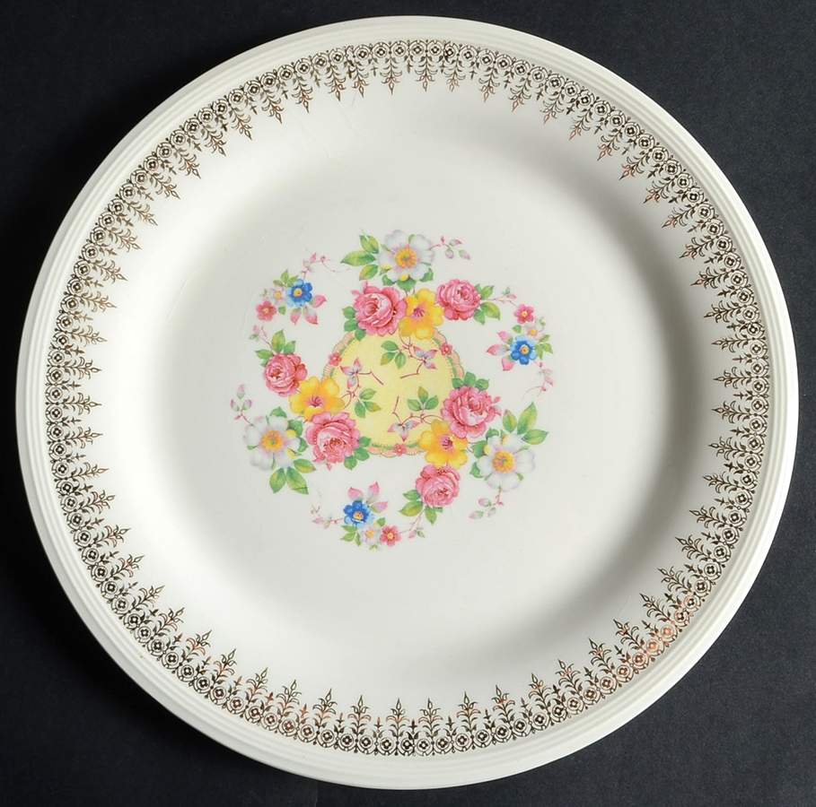 Royal Knowlton Luncheon Plate by Edwin Knowles-1