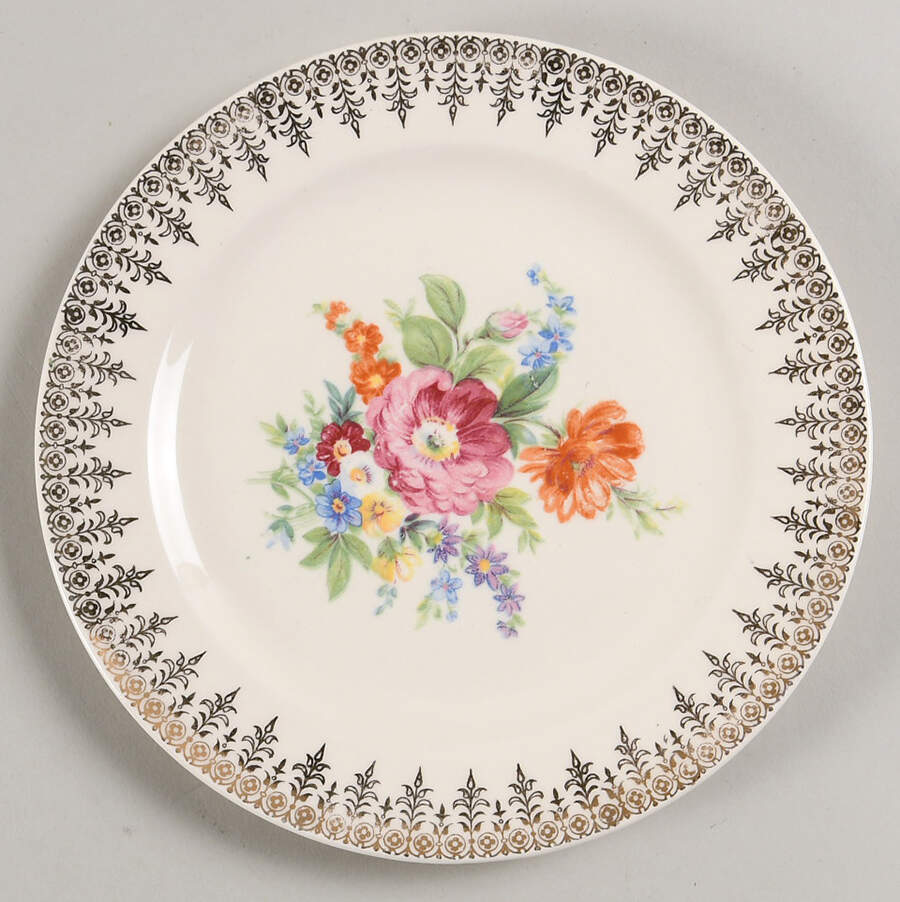 KNO129 Bread & Butter Plate by Edwin Knowles-1