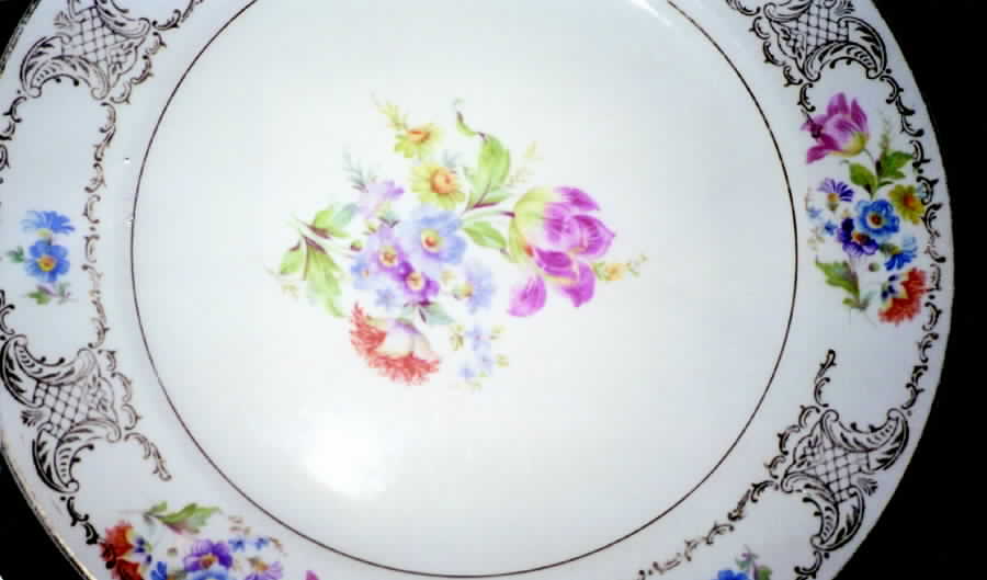 Royalty Bread & Butter Plate by Edwin Knowles-1