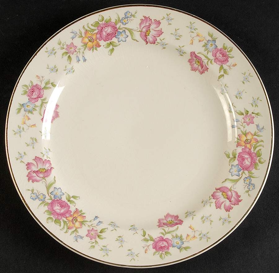 1981-E1 Luncheon Plate by Edwin Knowles-1