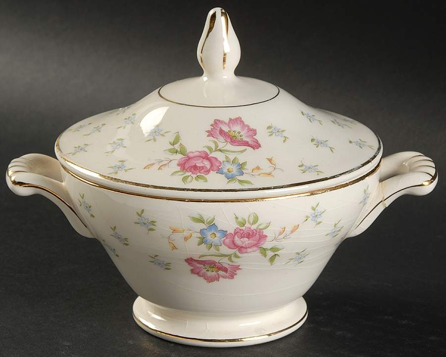 1981-E1 Sugar Bowl & Lid by Edwin Knowles-1