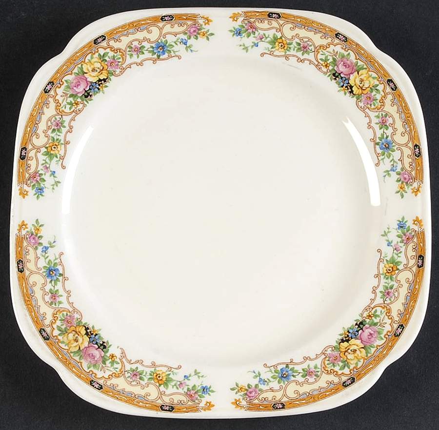 KNO136 Square Salad Plate by Edwin Knowles-1