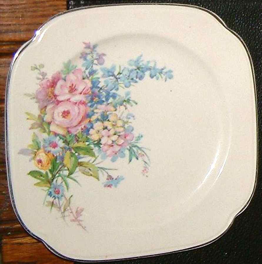 698E11 Square Salad Plate by Edwin Knowles-1