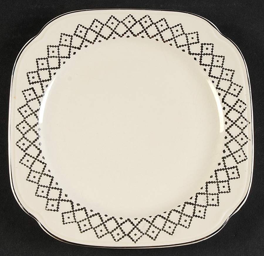 KNO155 Square Salad Plate by Edwin Knowles-1
