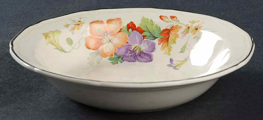 KNO156 Rim Fruit/Dessert (Sauce) Bowl by Edwin Knowles-1