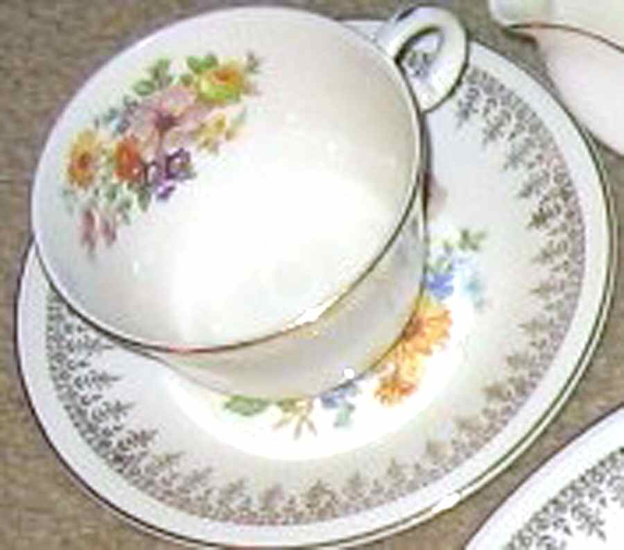 Royal Celtic Flat Cup & Saucer Set by Edwin Knowles-1