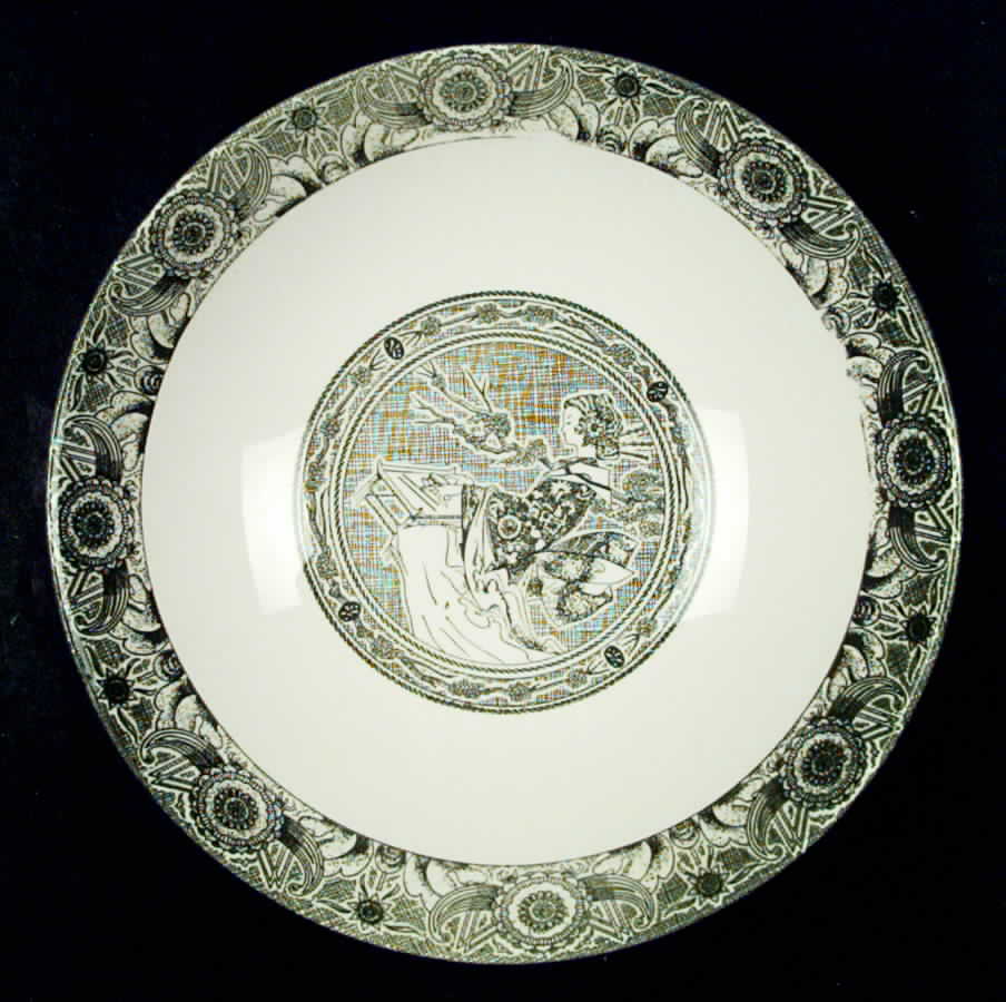 KNO169 9" Round Vegetable Bowl by Edwin Knowles-1