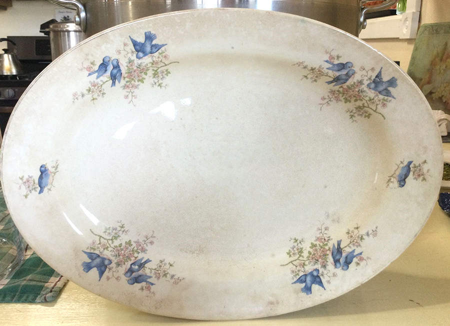 KTK2 15" Oval Serving Platter by Knowles, Taylor & Knowles-1