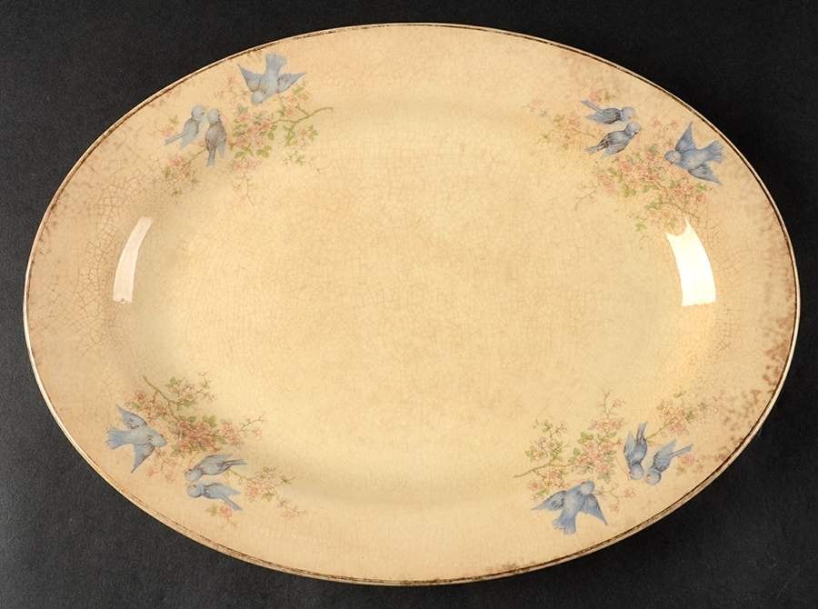 KTK2 12" Oval Serving Platter by Knowles, Taylor & Knowles-1