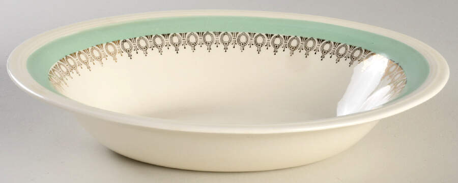 KNO182 9" Oval Vegetable Bowl by Edwin Knowles-1