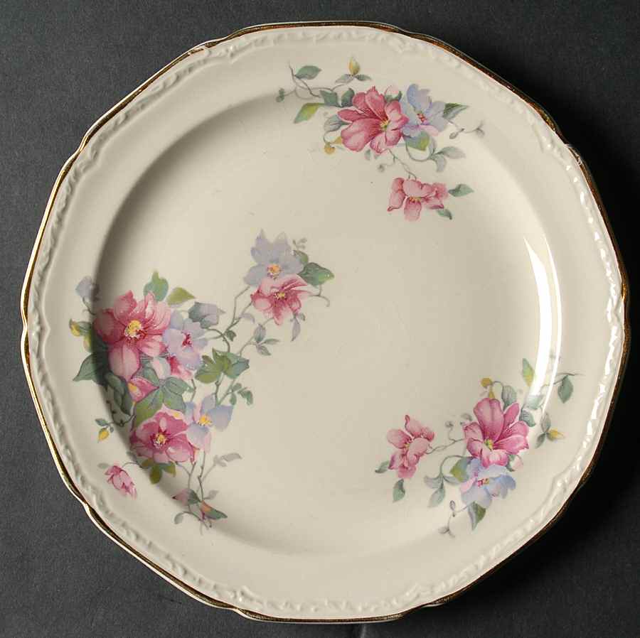 KNO189 Dessert/Pie Plate by Edwin Knowles-1
