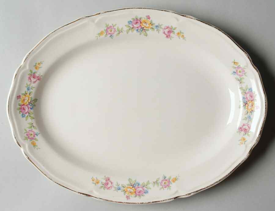 716-EI 11" Oval Serving Platter by Edwin Knowles-1